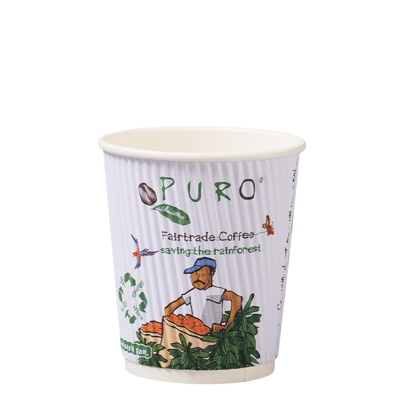 잔물결 벽 종이컵