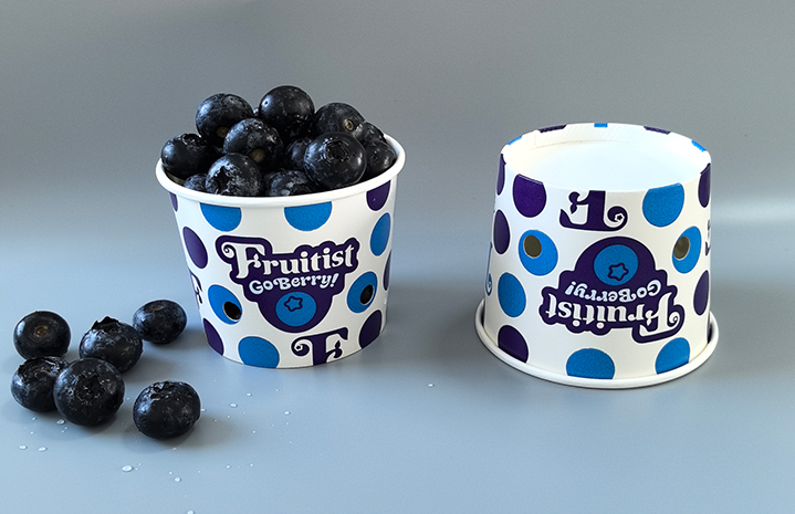 과일 종이 용기